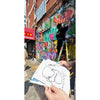 MARTIN WHATSON 'Self Portrait' (2023) Rare Hand-Drawn, Framed Sketch on Paper (3) - Signari Gallery 