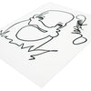 MARTIN WHATSON 'Self Portrait' (2023) Rare Hand-Drawn, Framed Sketch on Paper (3) - Signari Gallery 