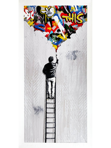 MARTIN WHATSON 'The Crack' (2021) Giclée + Screen Print