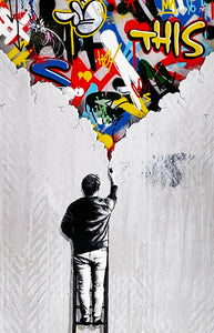 MARTIN WHATSON 'The Crack' (2021) Screen Print + Giclee w/COA