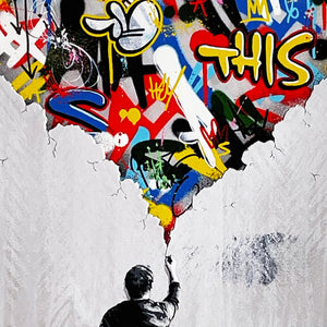 MARTIN WHATSON 'The Crack' (2021) Giclée + Screen Print