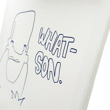 Load image into Gallery viewer, MARTIN WHATSON 'WHAT-SON' (2023) Framed Self-Portrait Sketch on Canvas - Signari Gallery 