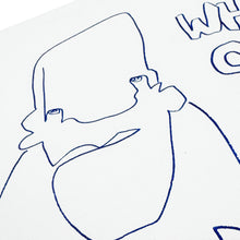 Load image into Gallery viewer, MARTIN WHATSON 'WHAT-SON' (2023) Framed Self-Portrait Sketch on Canvas - Signari Gallery 