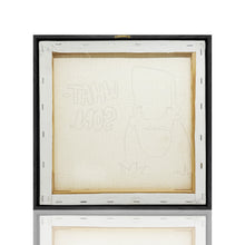 Load image into Gallery viewer, MARTIN WHATSON 'WHAT-SON' (2023) Framed Self-Portrait Sketch on Canvas - Signari Gallery 