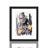 MASON STORM 'Self Portrait' (2022) Framed Original Show Card - Signari Gallery 