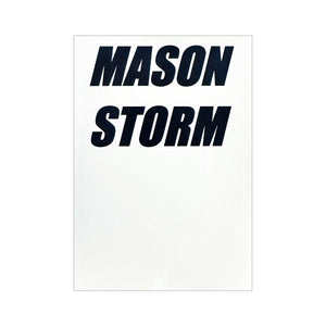 MASON STORM 'Self Portrait' (2022) Framed Original Show Card - Signari Gallery 