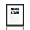 MASON STORM 'Self Portrait' (2022) Framed Original Show Card - Signari Gallery 
