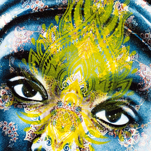MATEO WALL PAINTER 'Seriya' (2021) RARE Hand-Embellished Giclée Print - Signari Gallery 