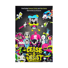 Load image into Gallery viewer, MATT GONDEK x Steam 'Cease &amp; Desist' (2025) Hand-Signed Promo Video Game Poster