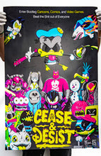 Load image into Gallery viewer, MATT GONDEK x Steam 'Cease &amp; Desist' (2025) Hand-Signed Promo Video Game Poster