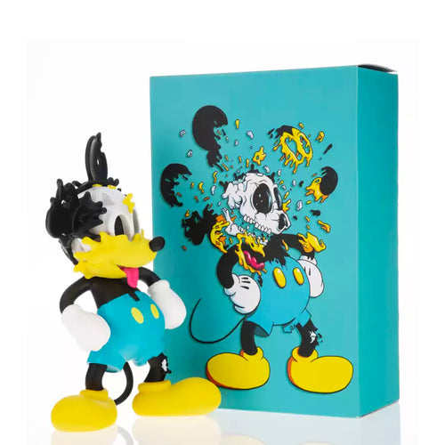 MATT GONDEK 'Deconstructed Mouse' (2018) Designer Resin Art Figure (blue) - Signari Gallery 