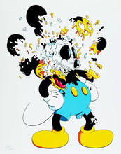 Load image into Gallery viewer, MATT GONDEK &#39;Deconstructed Mouse&#39; (2018) RARE Screen Print (blue)