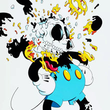 Load image into Gallery viewer, MATT GONDEK &#39;Deconstructed Mouse&#39; (2018) RARE Screen Print (blue)