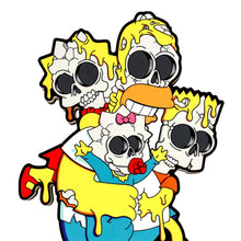 Load image into Gallery viewer, MATT GONDEK &#39;Nuclear Family&#39; (2018) &quot;The Simpsons&quot; Print on Wood Panel - Signari Gallery 