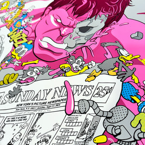 MATT GONDEK 'Pink Hulk' (2025) 12-Color Screen Print