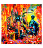 MICHAEL PAGE 'Odin's Protector' (2012) Rare Hand-Embellished Giclée Print - Signari Gallery 