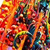 MICHAEL PAGE 'Odin's Protector' (2012) Rare Hand-Embellished Giclée Print - Signari Gallery 