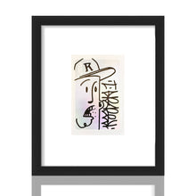 Load image into Gallery viewer, MICHAEL REEDER 'Face w/Hat' (2025) Hand-Drawn/Signed Framed Sketch