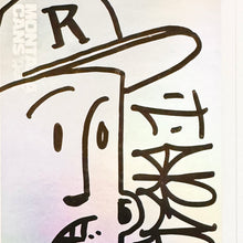 Load image into Gallery viewer, MICHAEL REEDER 'Face w/Hat' (2025) Hand-Drawn/Signed Framed Sketch
