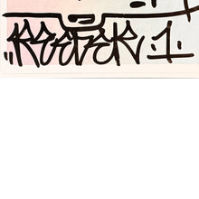 Load image into Gallery viewer, MICHAEL REEDER &#39;Face&#39; (2025) Hand-Drawn/Signed Framed Sketch