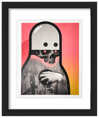 MICHAEL REEDER 'For You My Love' (2019) Framed Original Large Sticker - Signari Gallery 