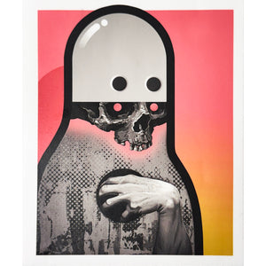 MICHAEL REEDER 'For You My Love' (2019) Framed Original Large Sticker - Signari Gallery 