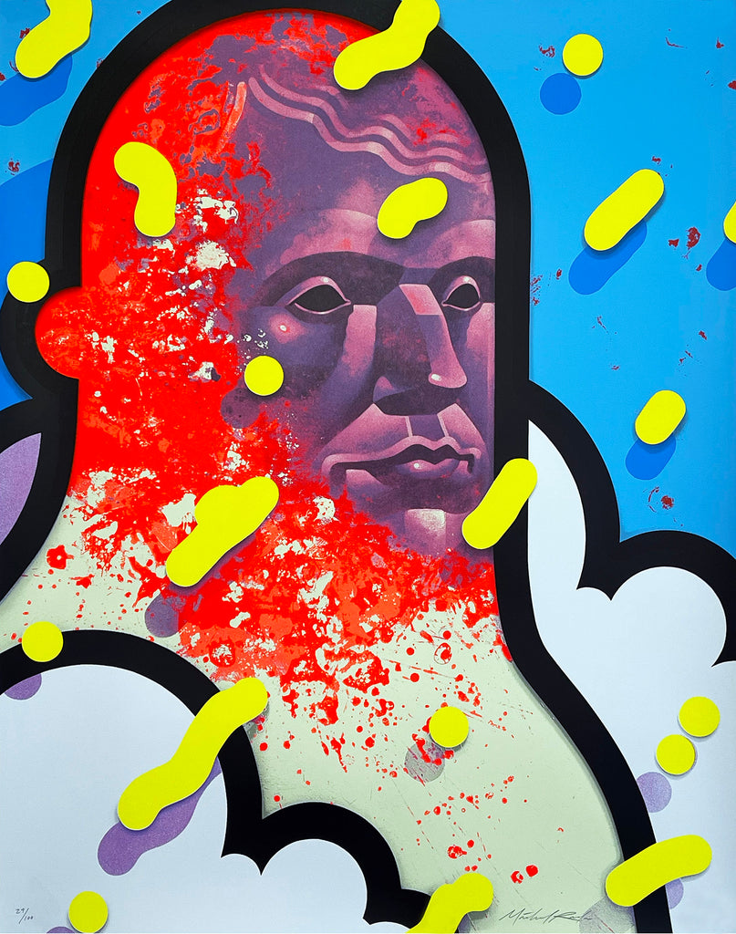 MICHAEL REEDER 'Sky High' (2021) 13-Color Screen Print - Signari Gallery 