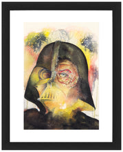 Load image into Gallery viewer, MIKE KRETZ 'Darth Vader' (2012) Framed Original Postcard
