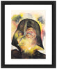 MIKE KRETZ 'Darth Vader' (2012) Framed Original Postcard