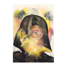 Load image into Gallery viewer, MIKE KRETZ 'Darth Vader' (2012) Framed Original Postcard
