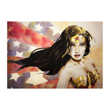 Load image into Gallery viewer, MIKE KRETZ &#39;Wonder Woman&#39; (2012) Framed Original Postcard - Signari Gallery 