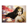 MIKE KRETZ 'Wonder Woman' (2012) Framed Original Postcard - Signari Gallery 