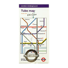 Load image into Gallery viewer, MISS BUGS &#39;Lost Her on the Tube&#39; (2010) Rare Framed London Pocket Map