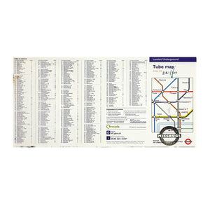 MISS BUGS 'Lost Her on the Tube' (2010) Rare Framed London Pocket Map