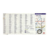 MISS BUGS 'Lost Her on the Tube' (2010) Rare Framed London Pocket Map