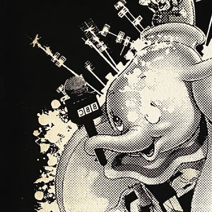 MISS BUGS 'When Dumbos Attack' (2020) Screen Print - Signari Gallery 