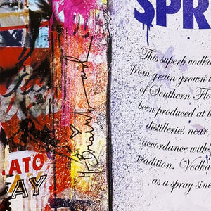 MR. BRAINWASH 'Absolut Spray Collage' (2011) Offset Lithograph Poster