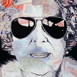 MR. BRAINWASH 'Aviator Queen Elizabeth' (2012) Reproduction Offset Lithograph - Signari Gallery 