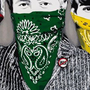 MR. BRAINWASH 'Beatles Banditos' (2012) RARE Grey Ed. Lithograph Poster - Signari Gallery 