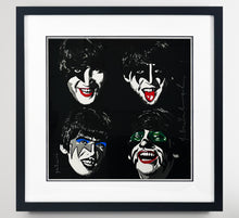 Load image into Gallery viewer, MR. BRAINWASH &#39;The Beatles as KISS&#39; (2010) Rare Hand-Signed Framed Offset Lithograph - Signari Gallery 