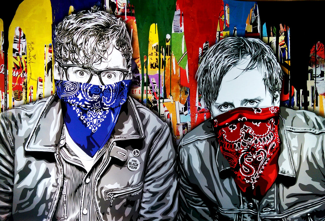 MR. BRAINWASH 'The Black Keys LA' (2012) Offset Lithograph Poster