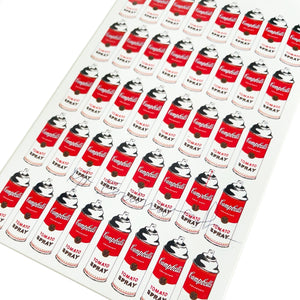 MR. BRAINWASH 'Campbell's Max Spray' (2009-10) Custom Framed Hand-Signed Card + Original Poster