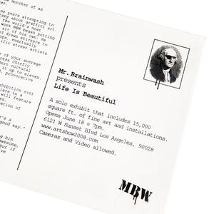 MR. BRAINWASH 'Campbell's Max Spray' (2009-10) Custom Framed Hand-Signed Card + Original Poster