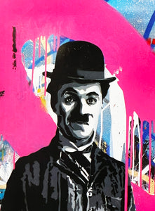 MR. BRAINWASH 'Charlie Chaplin in NY' (2008) Offset Lithograph - Signari Gallery 