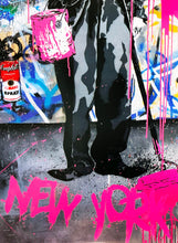 Load image into Gallery viewer, MR. BRAINWASH &#39;Charlie Chaplin in NY&#39; (2008) Offset Lithograph - Signari Gallery 
