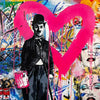 MR. BRAINWASH 'Charlie Chaplin in NY' (2010) "Icons" Original Show Poster - Signari Gallery 
