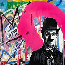 Load image into Gallery viewer, MR. BRAINWASH 'Charlie Chaplin in NY' (2010) "Icons" Original Show Poster - Signari Gallery 