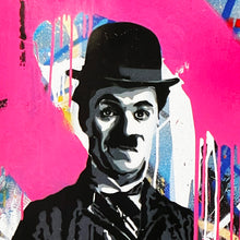 Load image into Gallery viewer, MR. BRAINWASH 'Charlie Chaplin in NY' (2010) "Icons" Original Show Poster - Signari Gallery 
