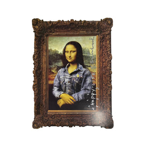 MR. BRAINWASH 'Denim Mona Lisa' (2011) Hand-Signed Offset Poster