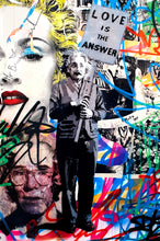 Load image into Gallery viewer, MR. BRAINWASH &#39;Einstein: Love is the Answer&#39; (2008) Offset Lithograph - Signari Gallery 